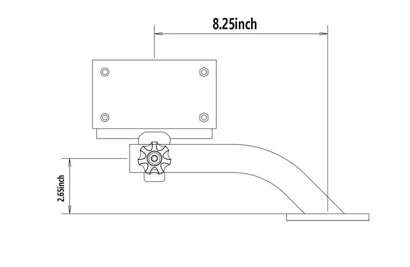 Brocraft Deck Mount Trolling Motor Bracket/outboard motor mount - Image 4